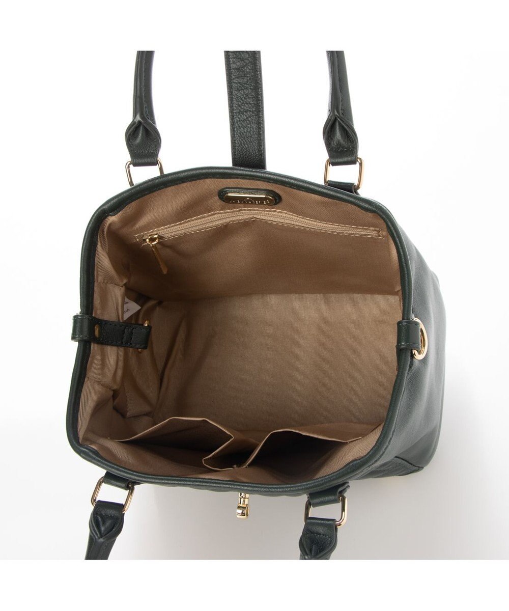 LA BAGAGERIE シープレザー キルトコンビ2WAYミニトート 