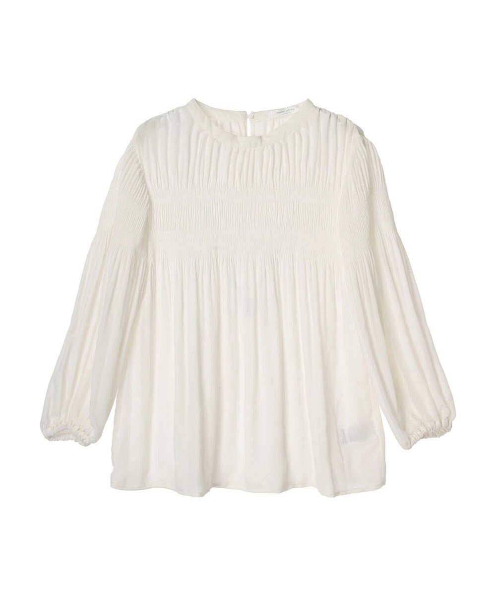 Green Parks マジョリカプリーツブラウス 