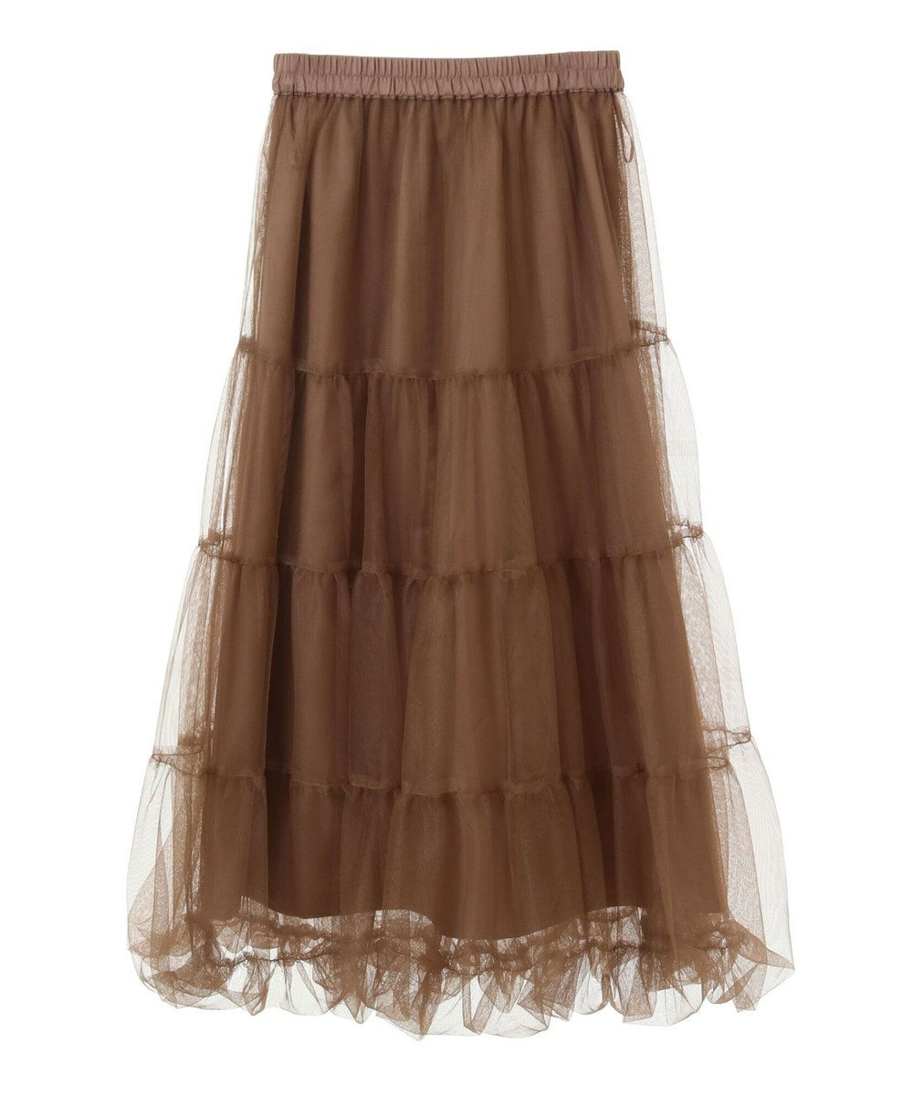 earth music&ecology チュールバルーンスカート 