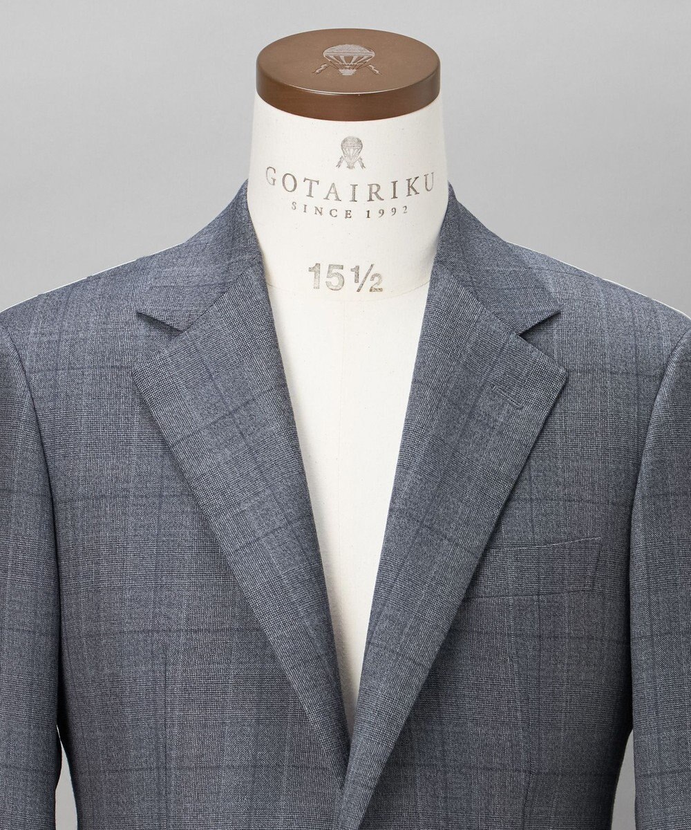 GOTAIRIKU 【ZEGNA/ゼニア】エレクタ スーツ(サックスブルーチェック) 