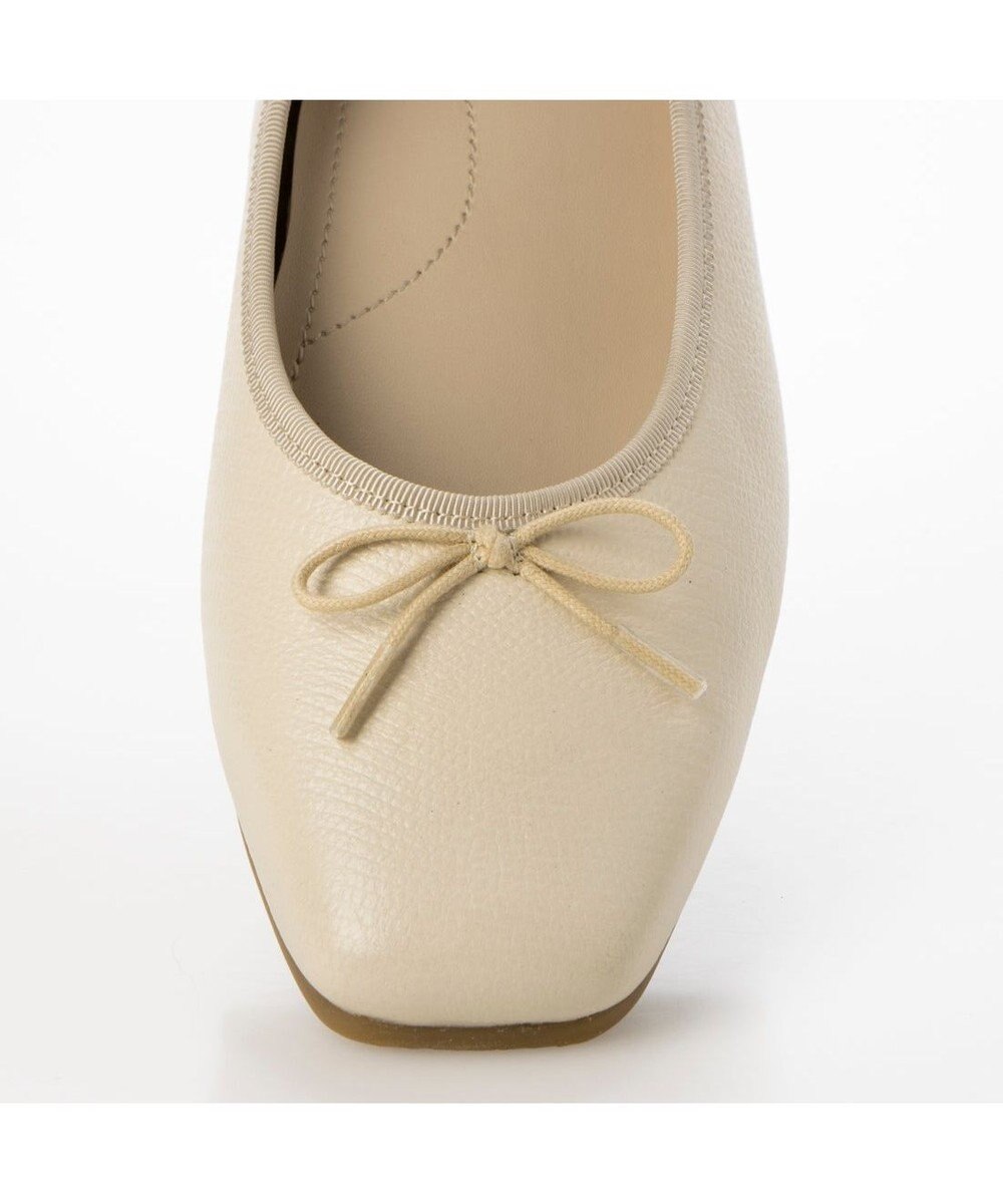 ing <ing>【WEB限定】スクエアトゥバレエシューズ 