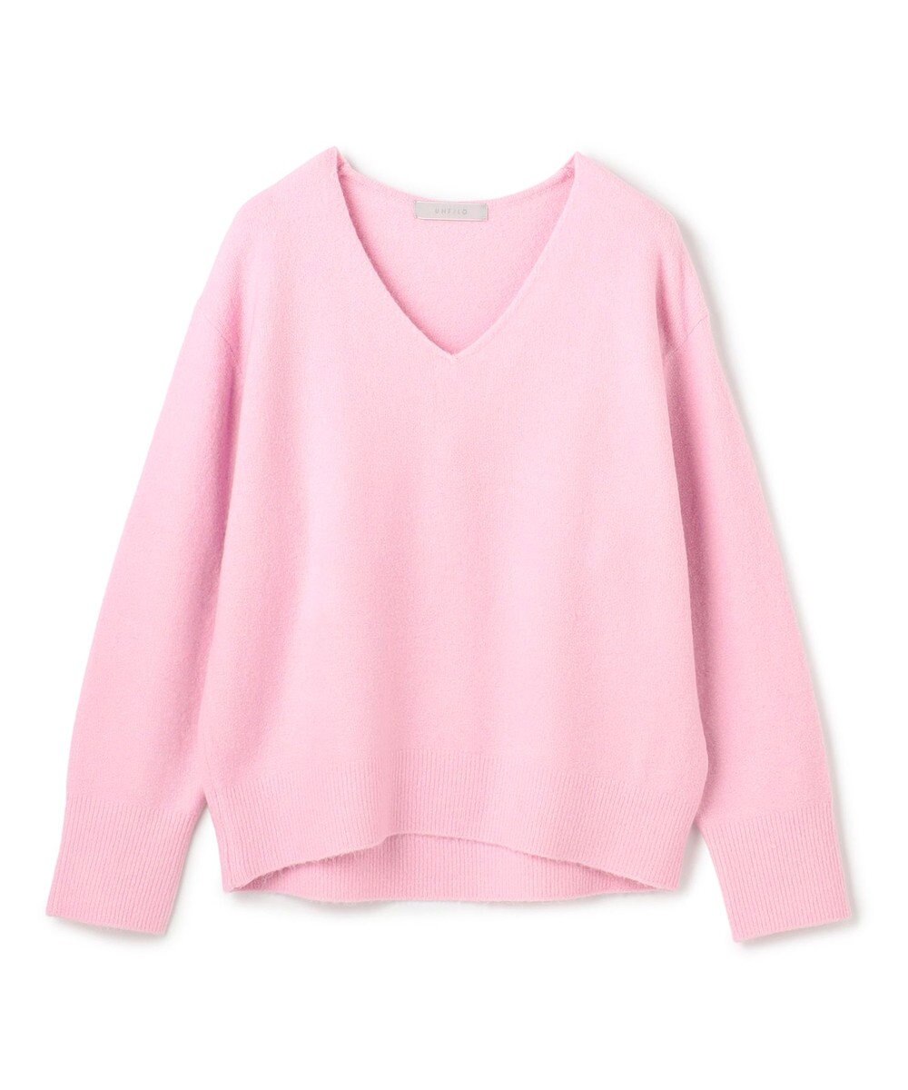UNFILO ふわふわニット Vネック 