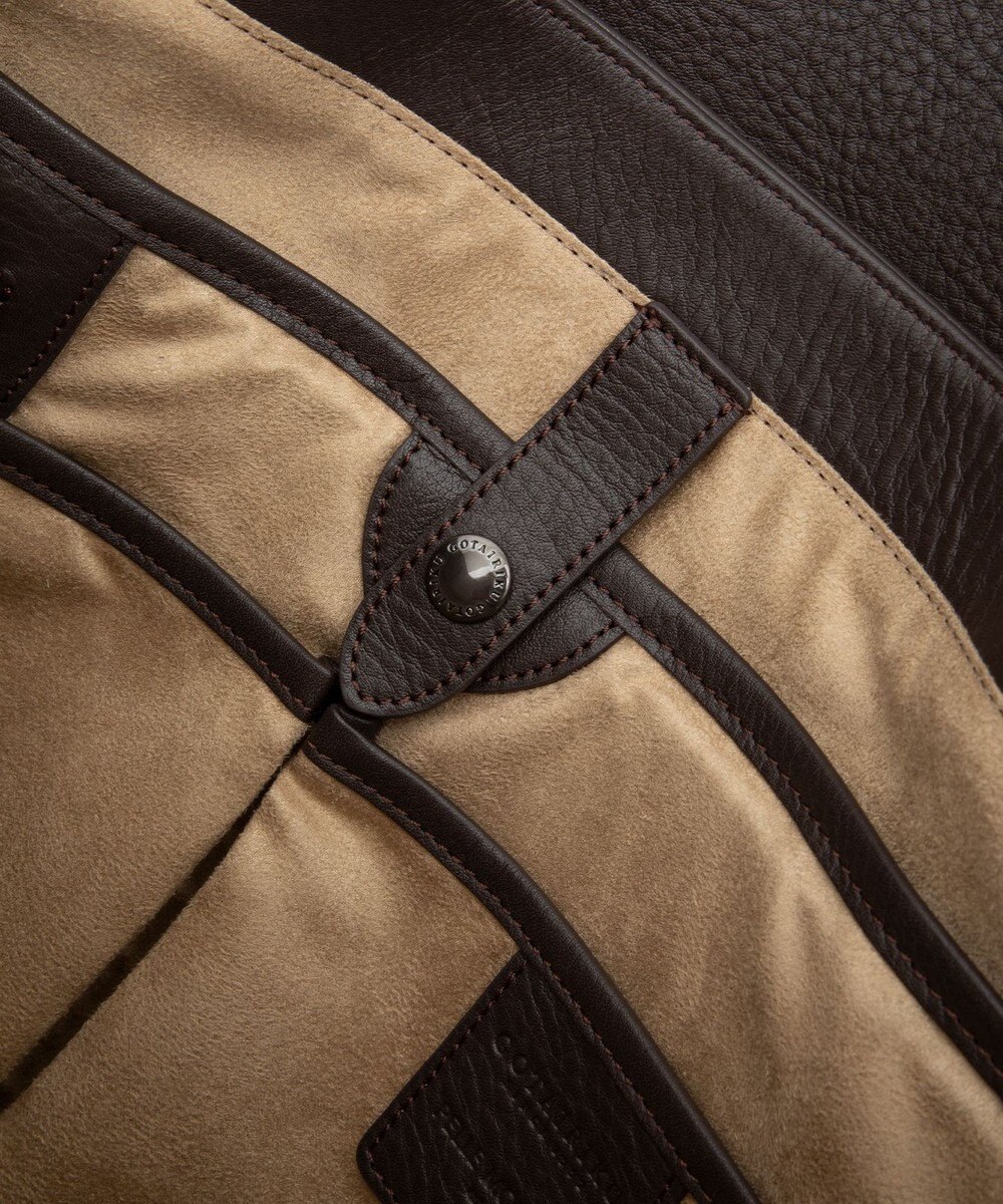 GOTAIRIKU 別注/日本製【PELLE MORBIDA×GOTAIRIKU】レザー フラップトートバッグ 