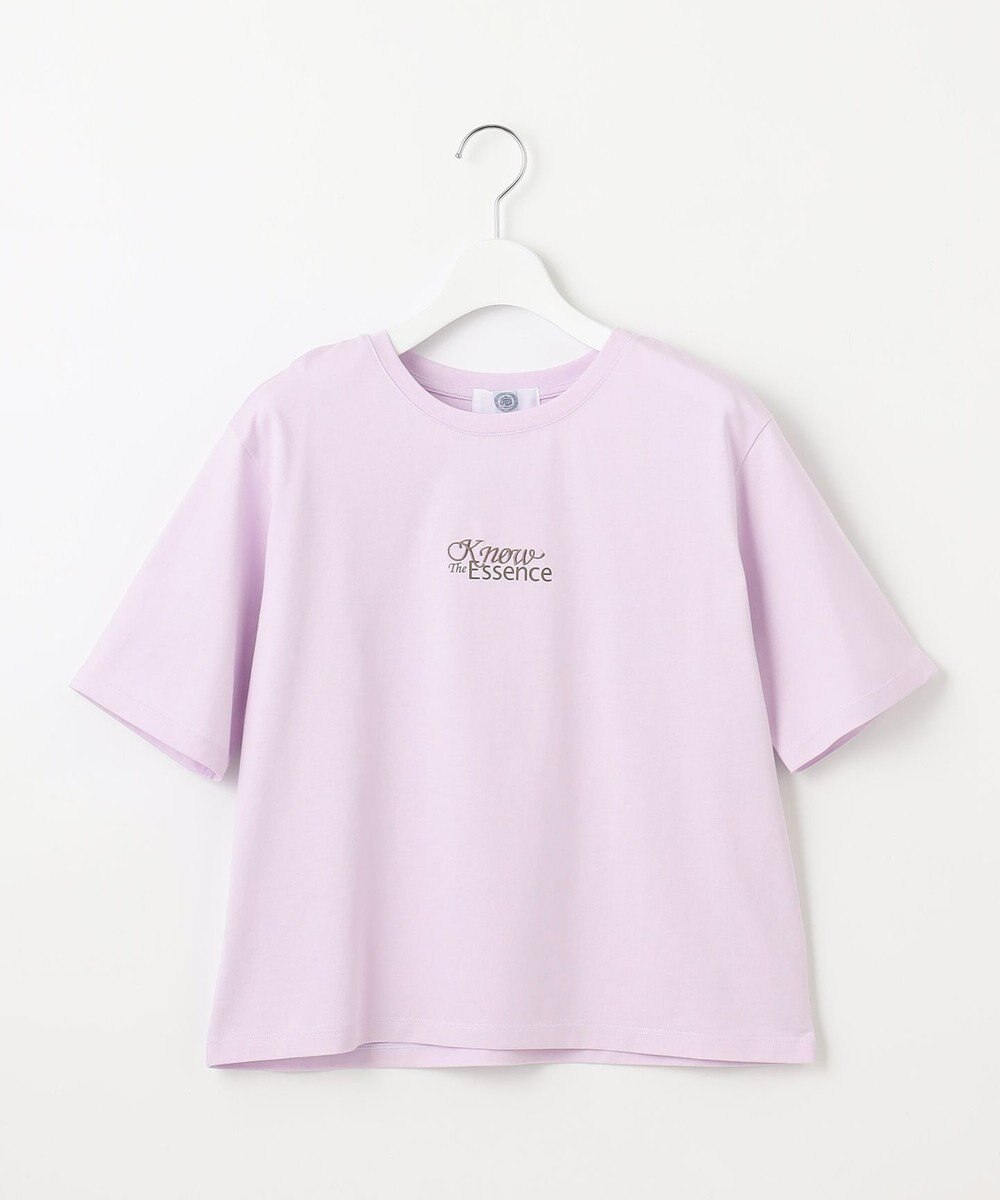 J.PRESS LADIES 【洗える】ロゴ Tシャツ 