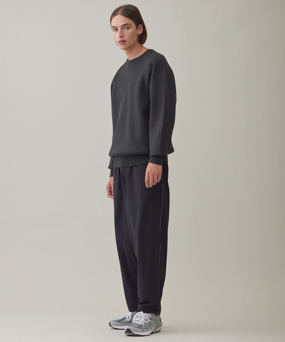 UNFILO MENS 【新色追加】スウェットライク クルーニット [24年秋冬商品] 