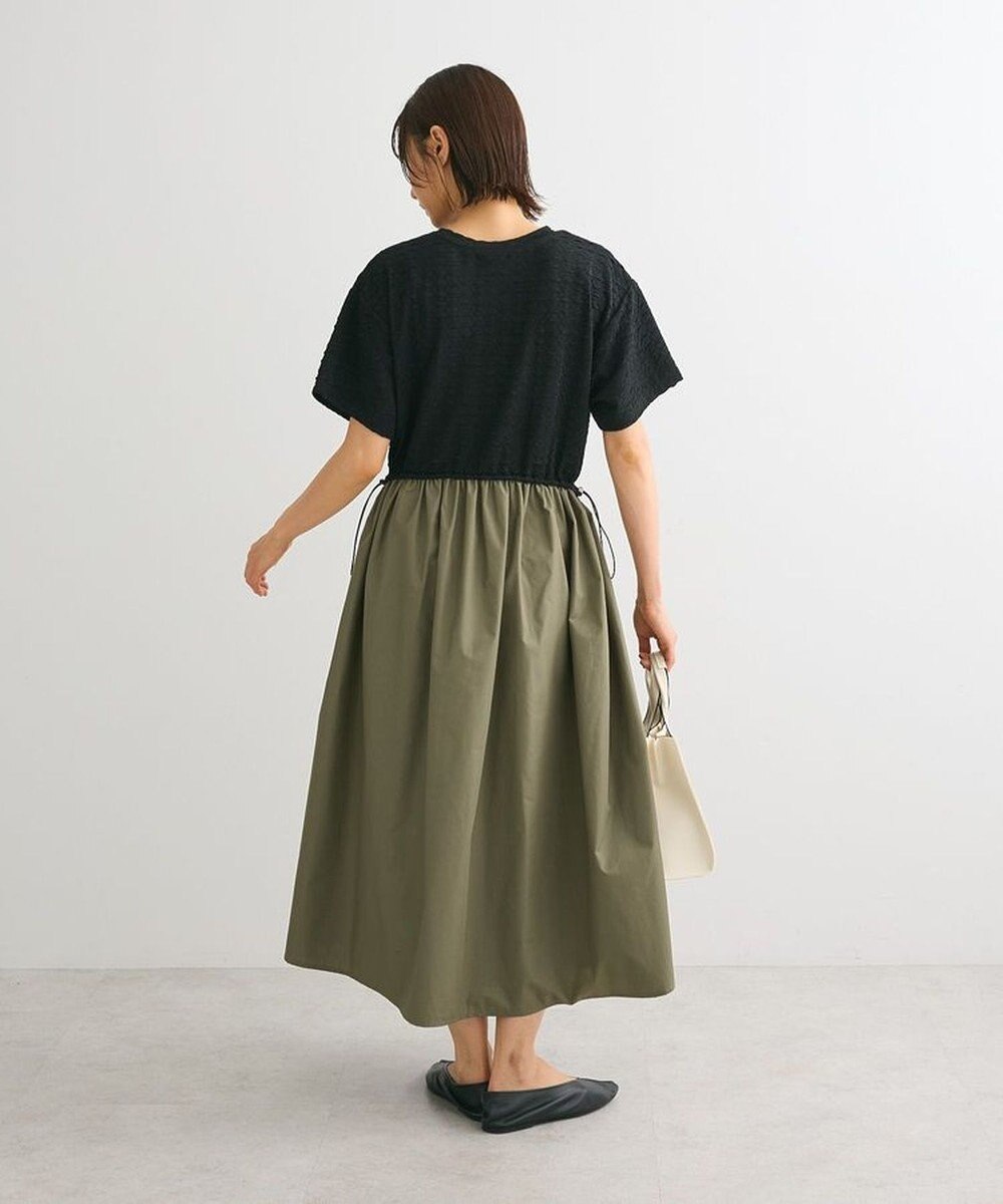 Green Parks ドロストドッキングワンピース 