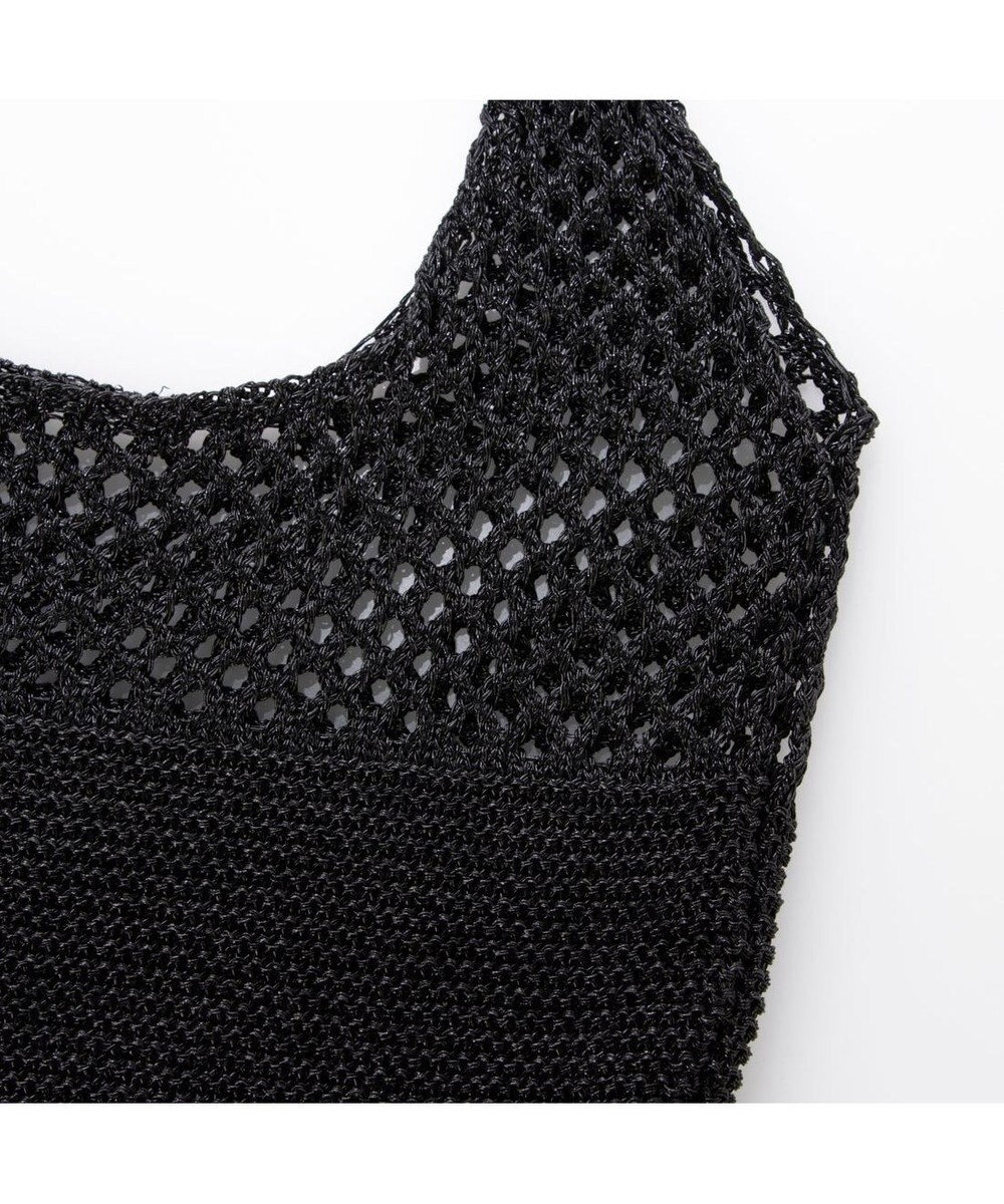 UNBILLION カシュカシュ cachecache / メタリック糸ホーボーバッグ 