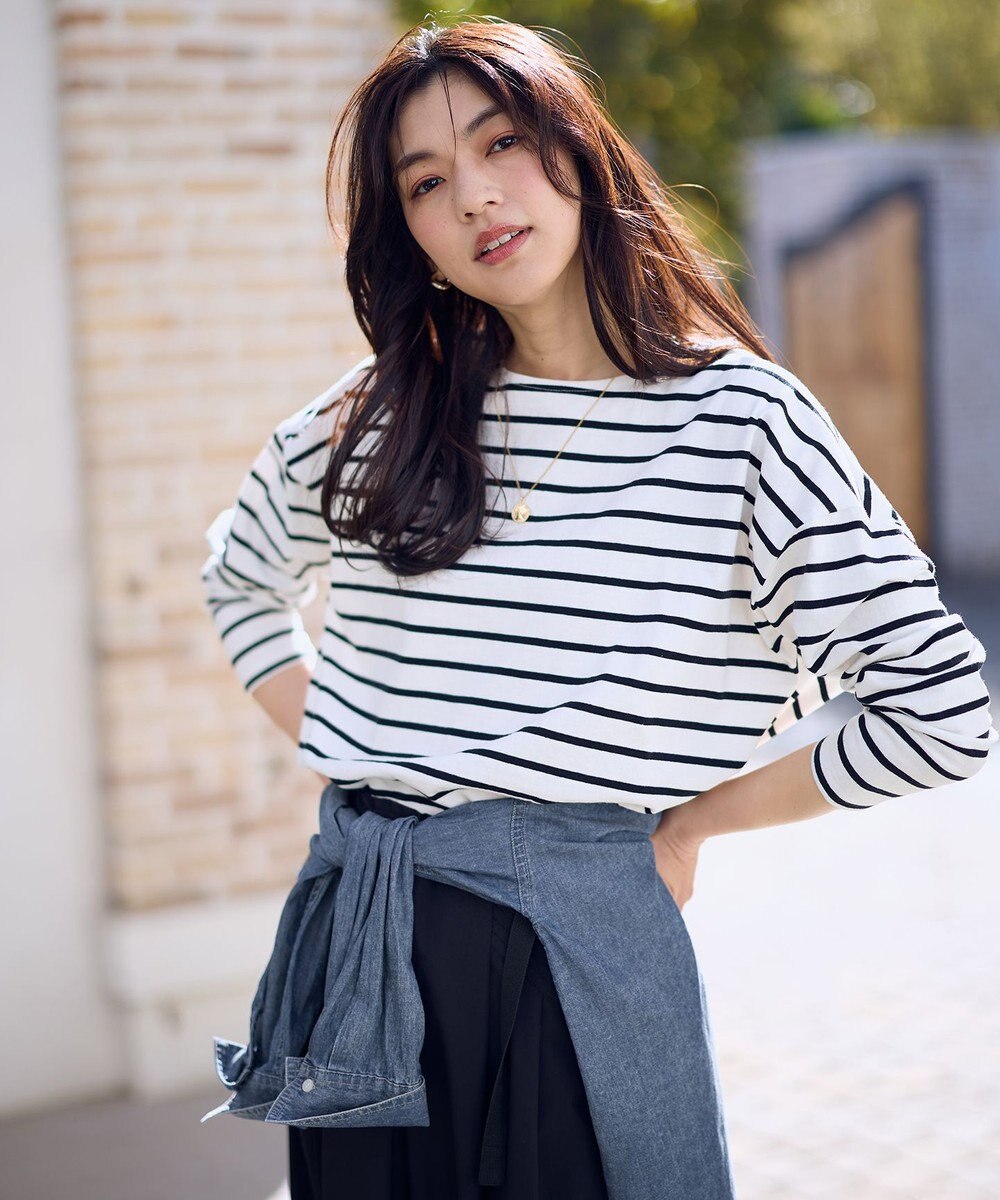 ANY コクーンボーダープルオーバー 