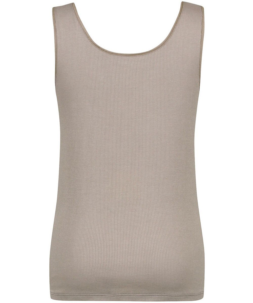 Wing タンクトップ 【ブラがひびきにくいリブインナー】 ブラがちら見えしにくい 肌側綿100%(身生地部) 吸汗速乾性(身生地部) ノースリーブ EL1110 ウイング／ワコール 