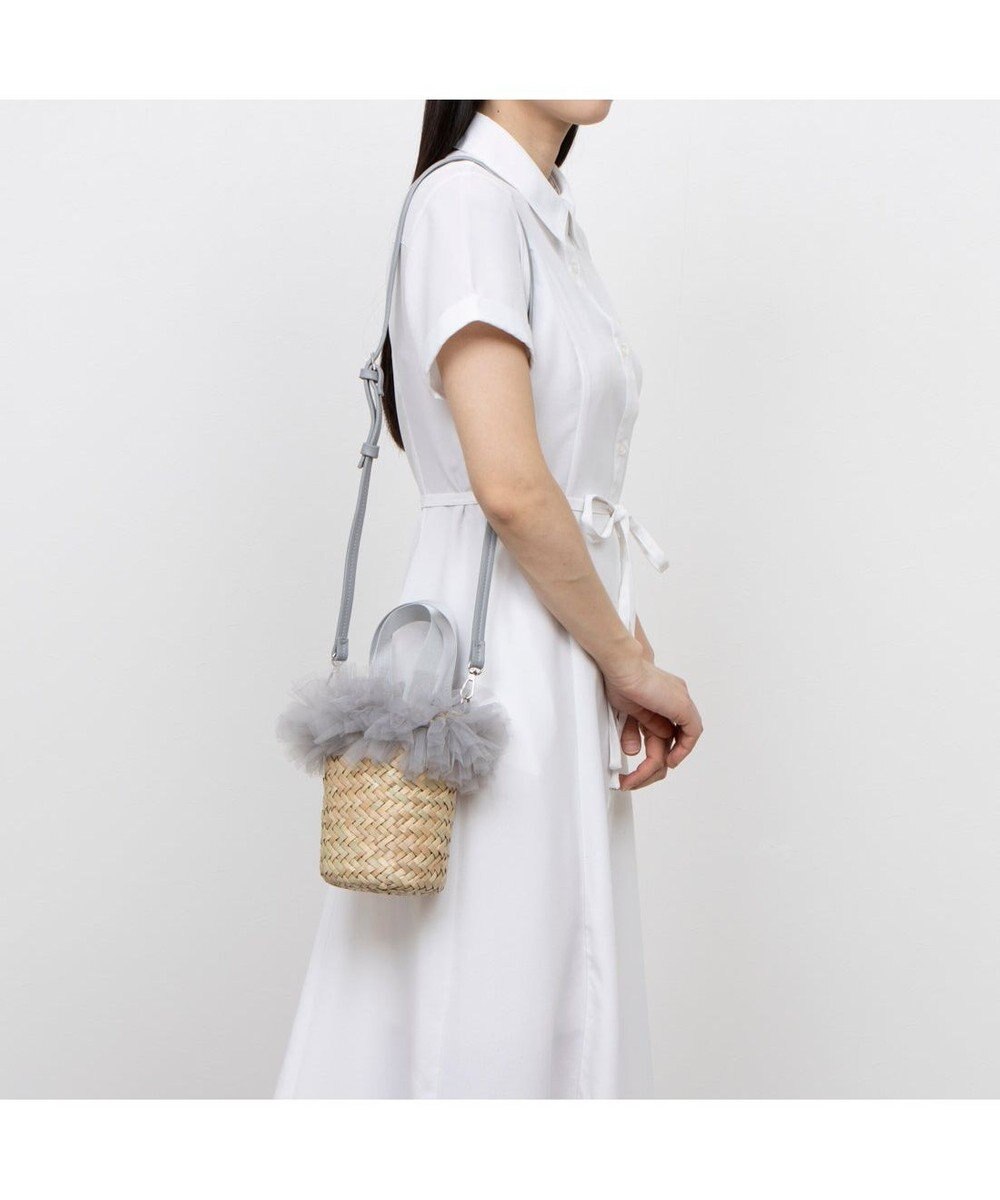 UNBILLION カカトゥ kakatoo / チュールフリンジミニ2wayカゴバッグ 