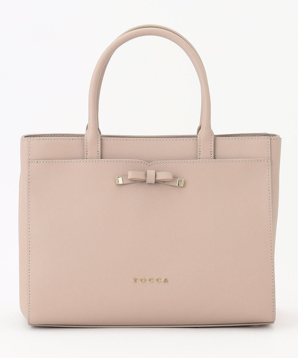TOCCA 【WEB限定】PRIMULA PETAL LEATHERTOTE トートバッグ 