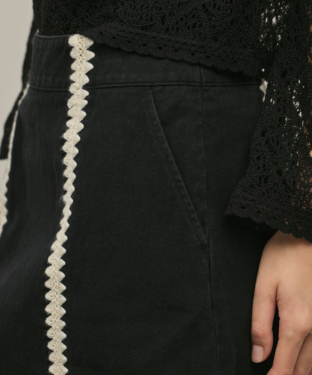 GRACE CONTINENTAL ラインembミニスカート 