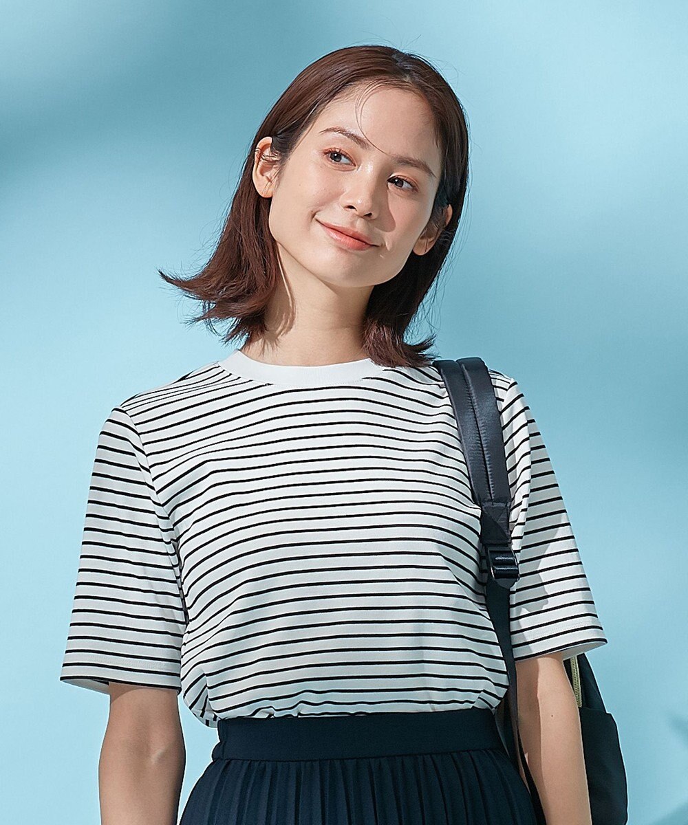 ANY L 【UVケア・接触冷感】コンパクトクルーネックＴシャツ 