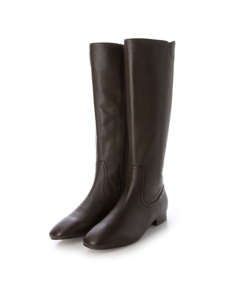 Riz raffinee <Riz raffinee>スクエアトゥプレーンロングブーツ 