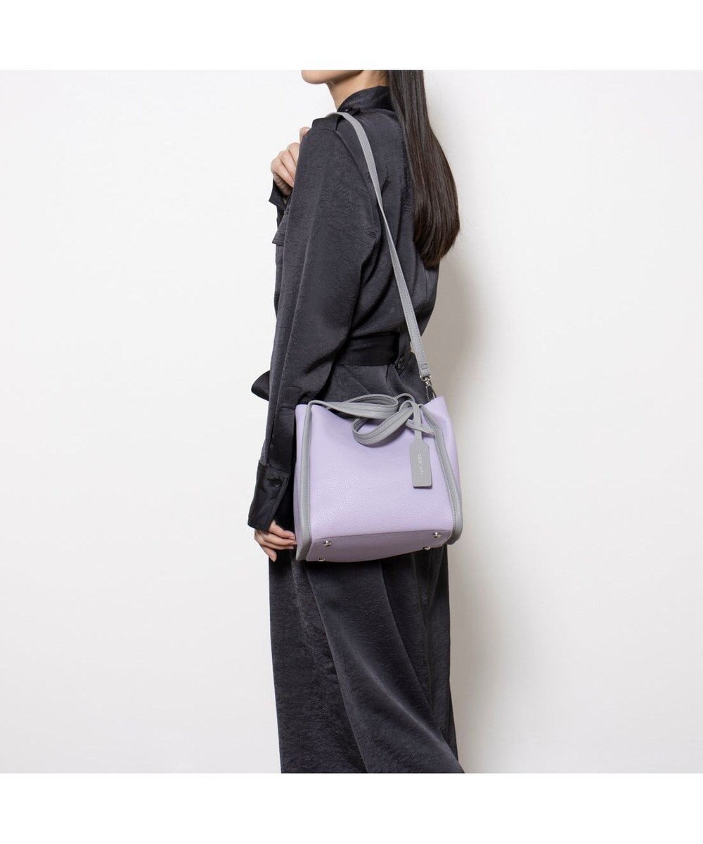 UNBILLION カシュカシュ cachecache / ミニショルダー付きソフトレザー調ミニトートバッグ 