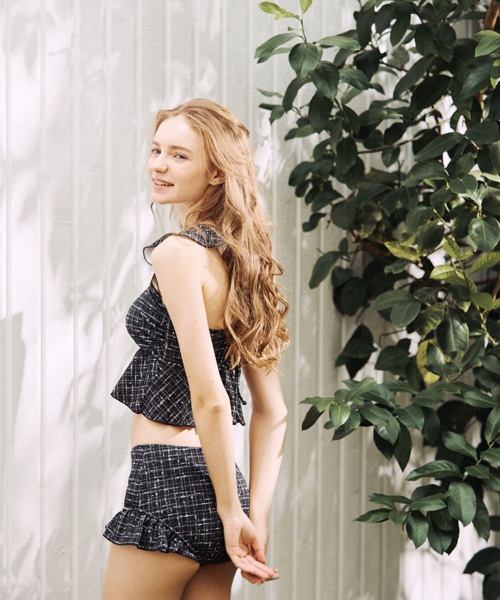 San-ai Resort（三愛水着楽園） フリルビスチェノンワイヤービキニ　9M　【San-ai Resort（サンアイリゾート）】 