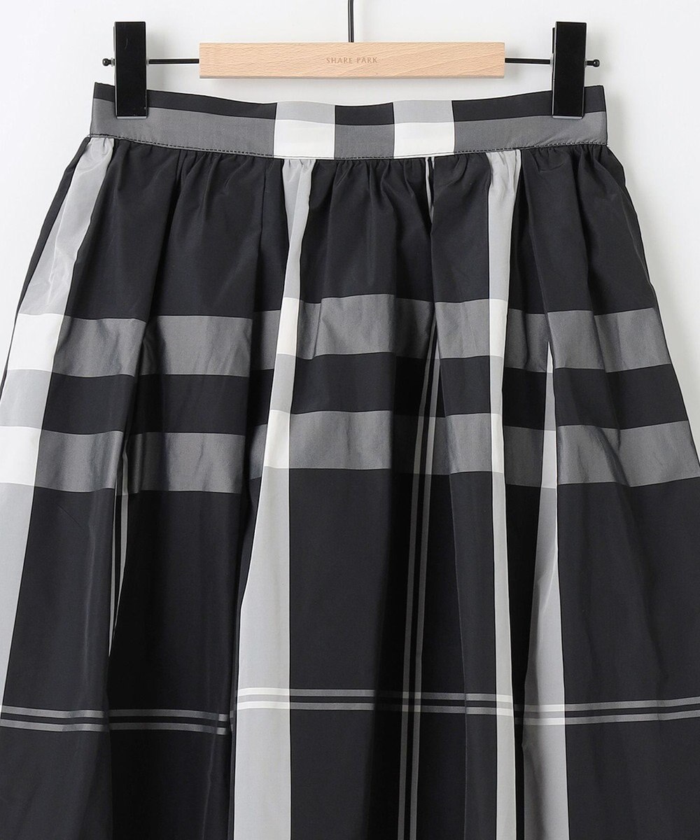 SHARE PARK LADIES メモリーチェックフレアスカート 