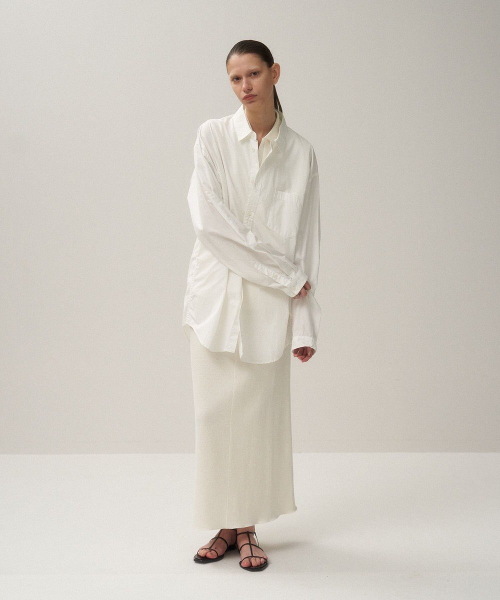 ATON LINEN JERSEY | ストレートスカート 