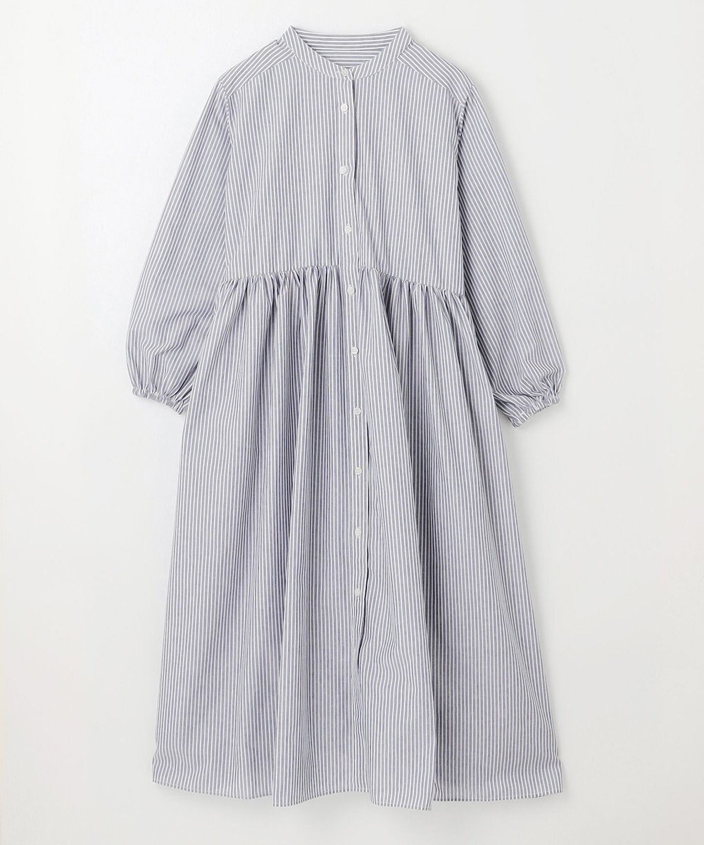 ANY 【手洗い可能】【ペチコート付】ギャザーシャツワンピース 