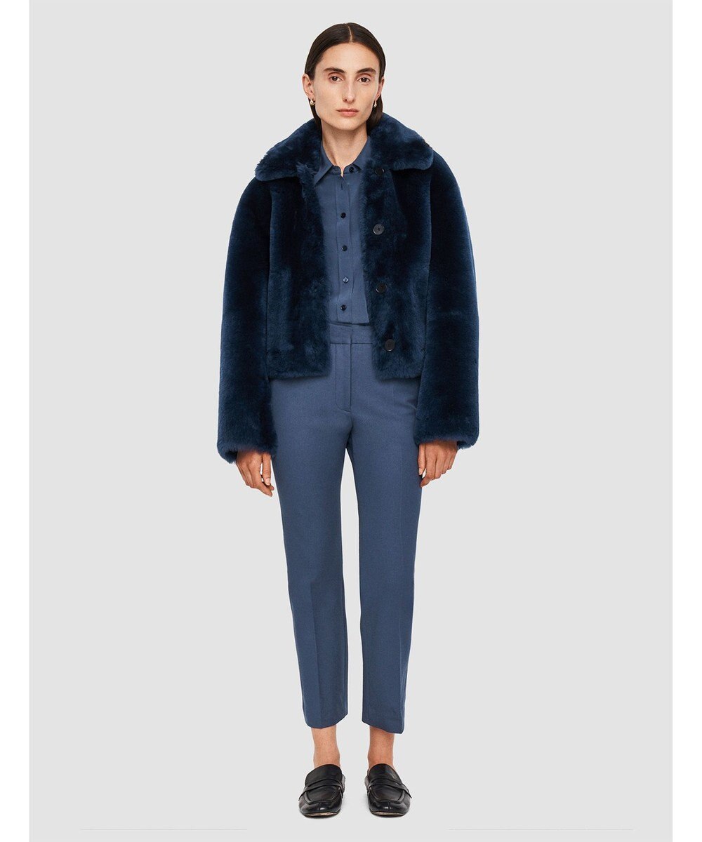 JOSEPH ギャバジンストレッチ　スリムストレートトラウザーズ 