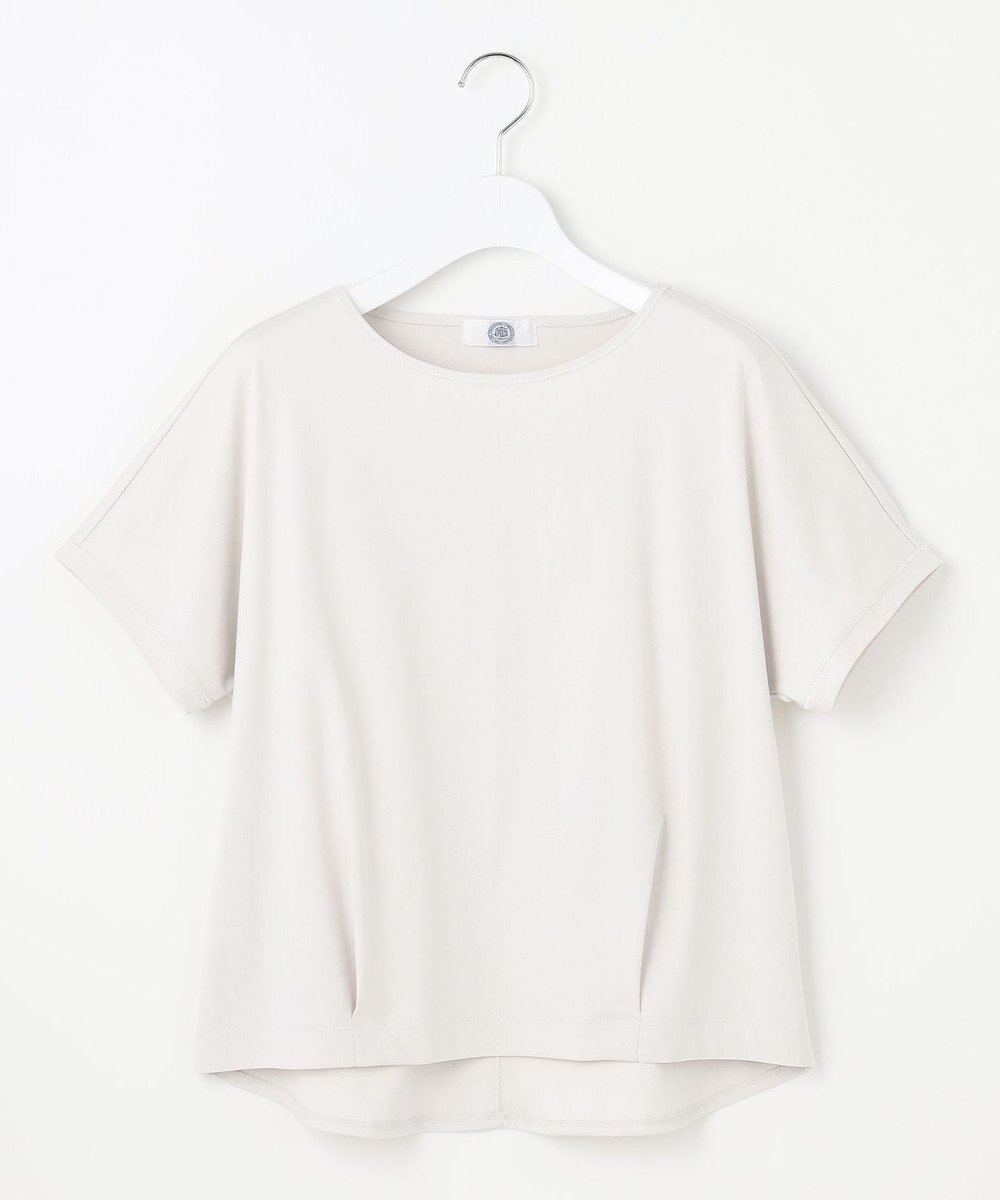 J.PRESS LADIES 【WEB限定カラーあり・洗える】コットンスムース フレンチスリーブ カットソー 