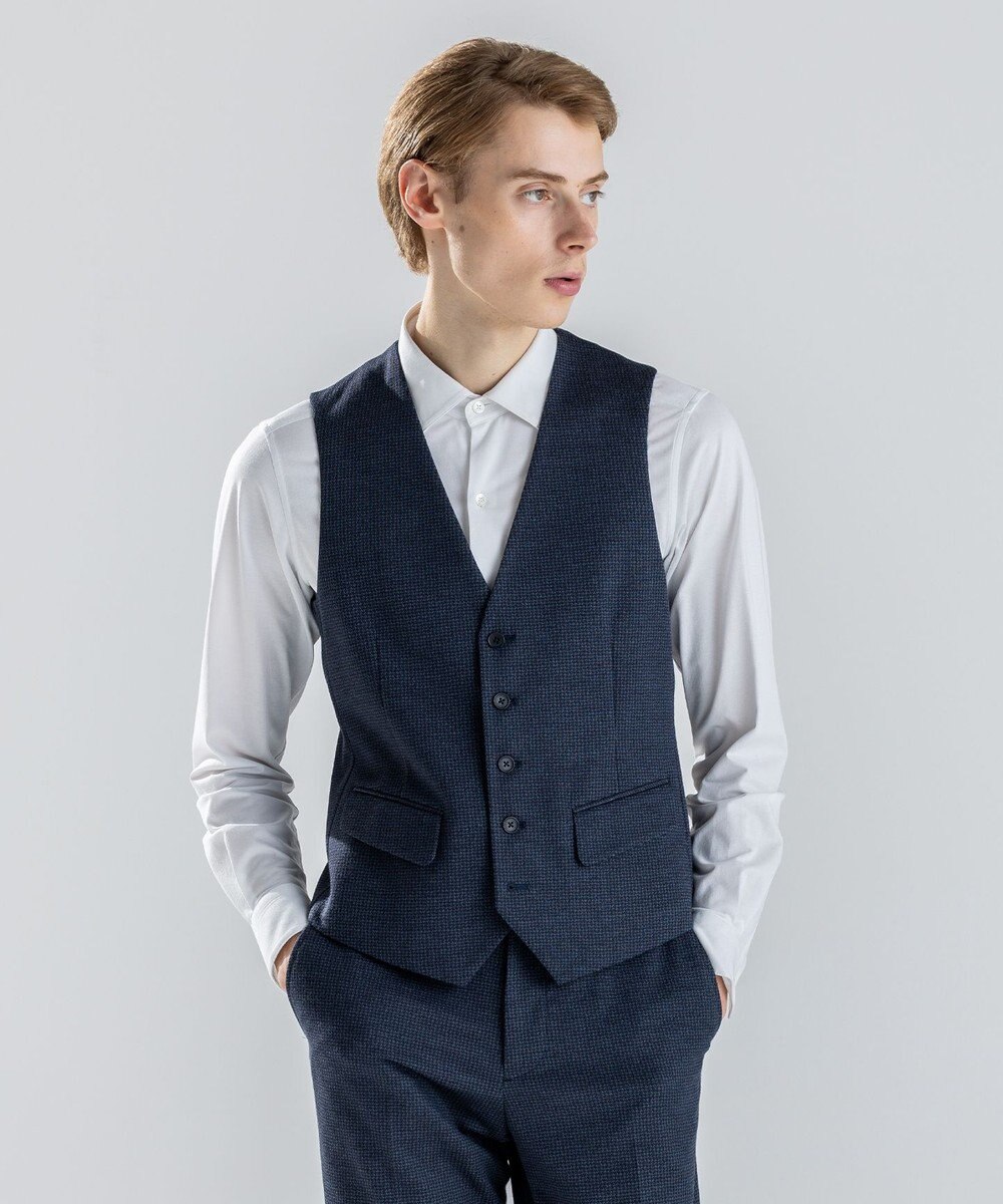 JOSEPH HOMME 新素材【ストレッチ/セットアップ対応】クリアドビージャージー ジレ 