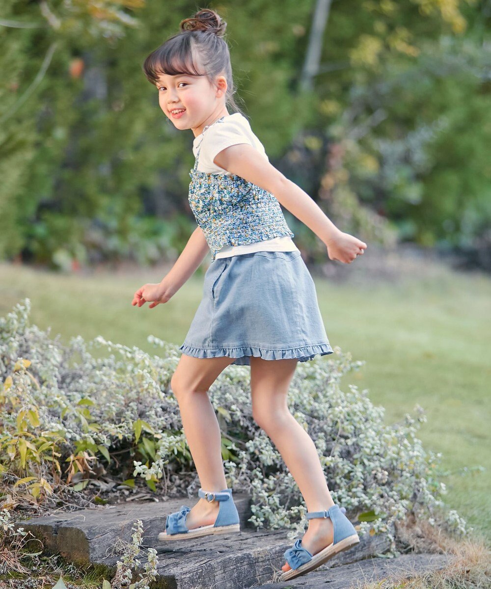 ANY KIDS デニム ミニ スカート 