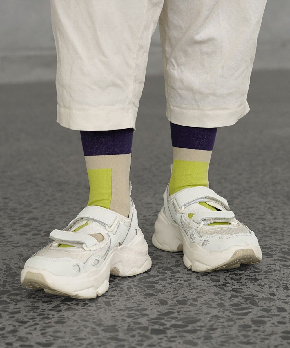 nitorito 【UNISEX】米沢オリジナル柄 block 靴下 