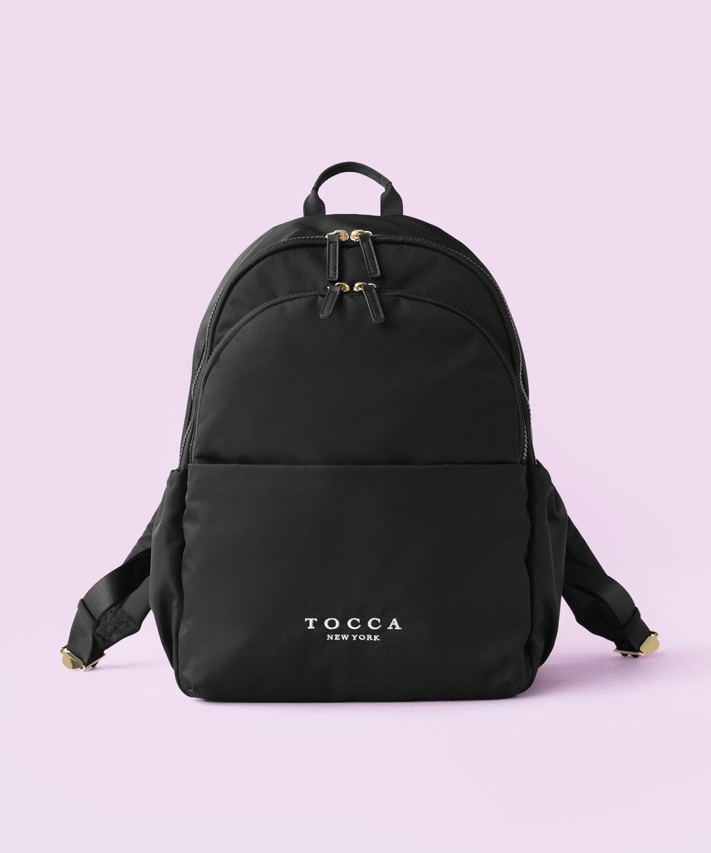TOCCA 【WEB＆一部店舗限定】【A4サイズ対応・撥水・リサイクル素材】COLLINA BACKPACK バッグパック ブラック系