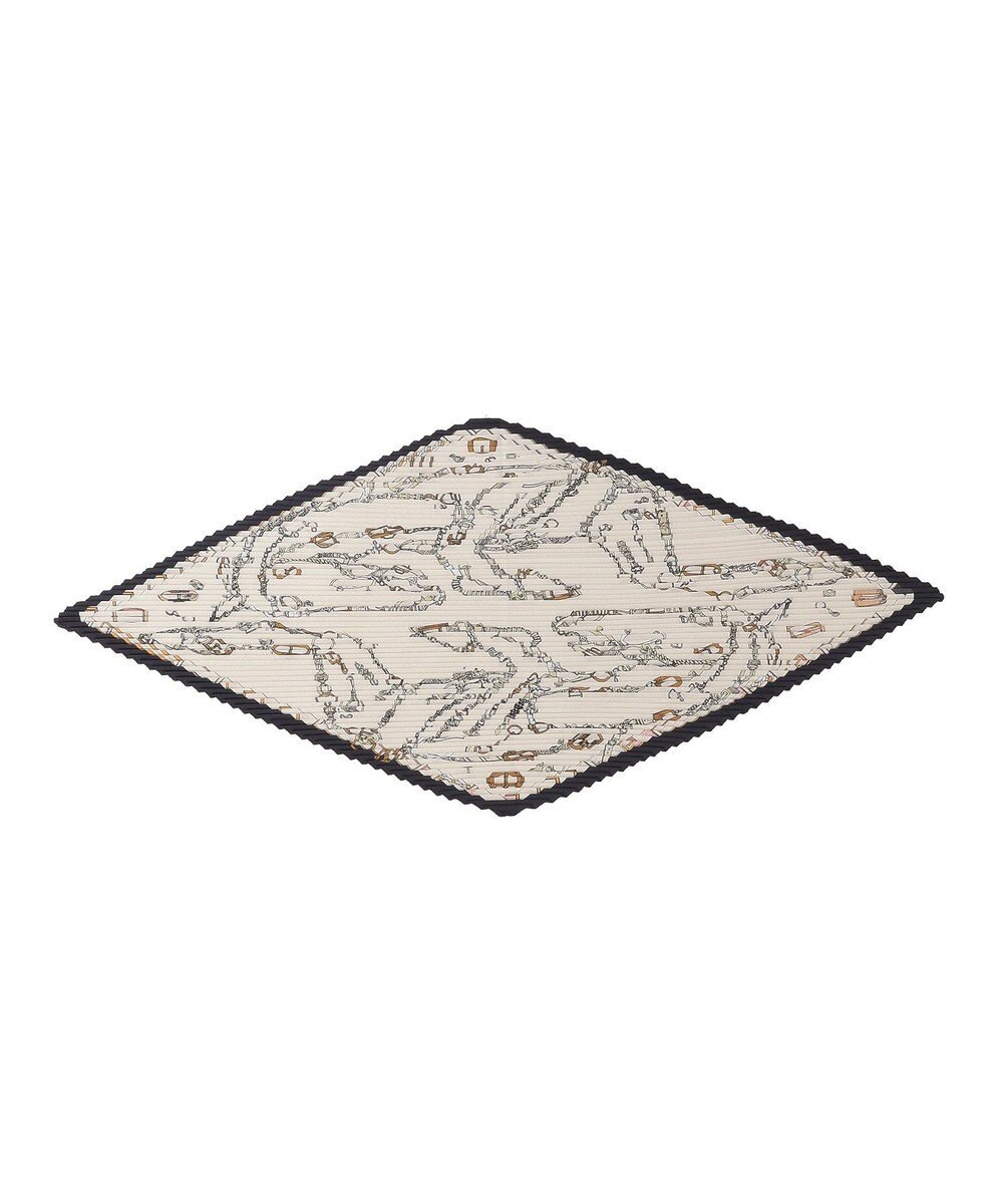 YECCA VECCA ビットプリントプリーツスカーフ 