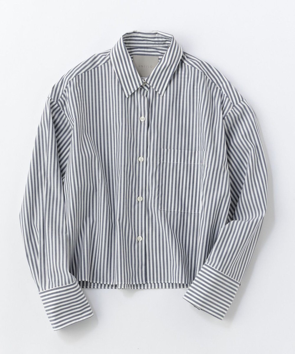 UNFILO 【抗菌防臭】イージーケア クロップド シャツ 