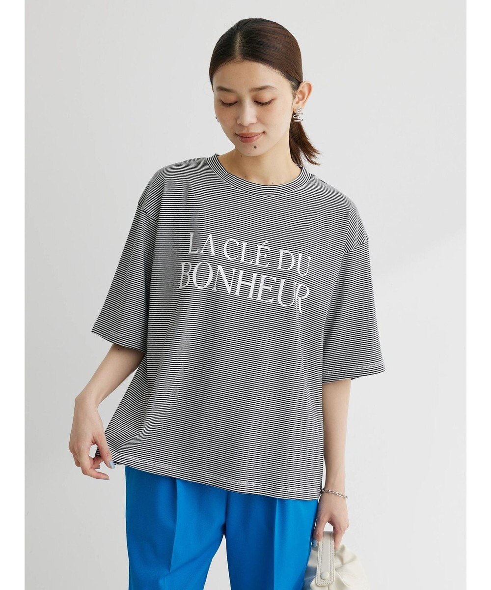 Green Parks 半袖ボーダーロゴＴＥＥ 