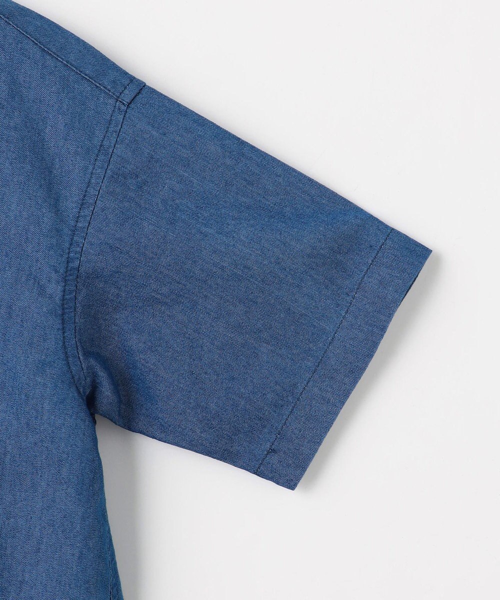 J.PRESS KIDS 【100-130cm】バックブル ダンガリー 半袖シャツ 