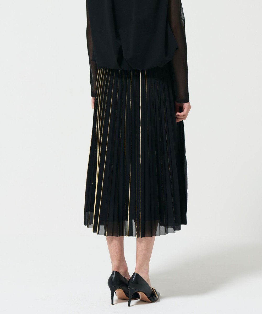 GRACE CONTINENTAL フォイルラインプリーツスカート 