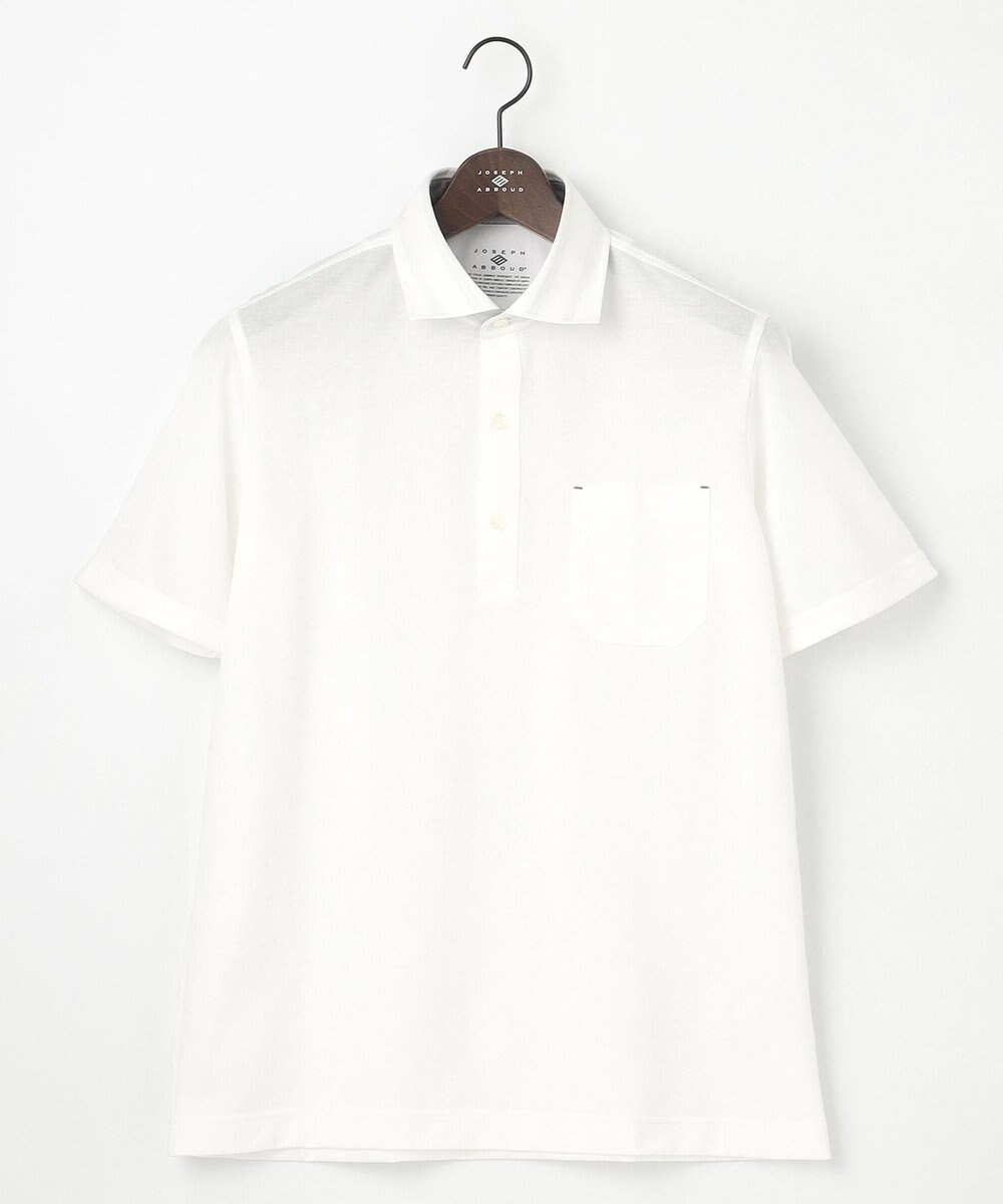 JOSEPH ABBOUD MOUNTAIN 【速乾】WEB/一部店舗限定  シャンブレーポロシャツ 