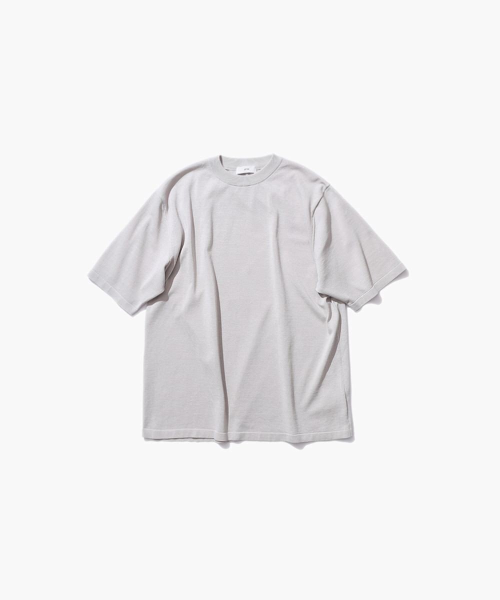 ATON FRESCA KNIT | ハーフスリーブプルオーバー - UNISEX 