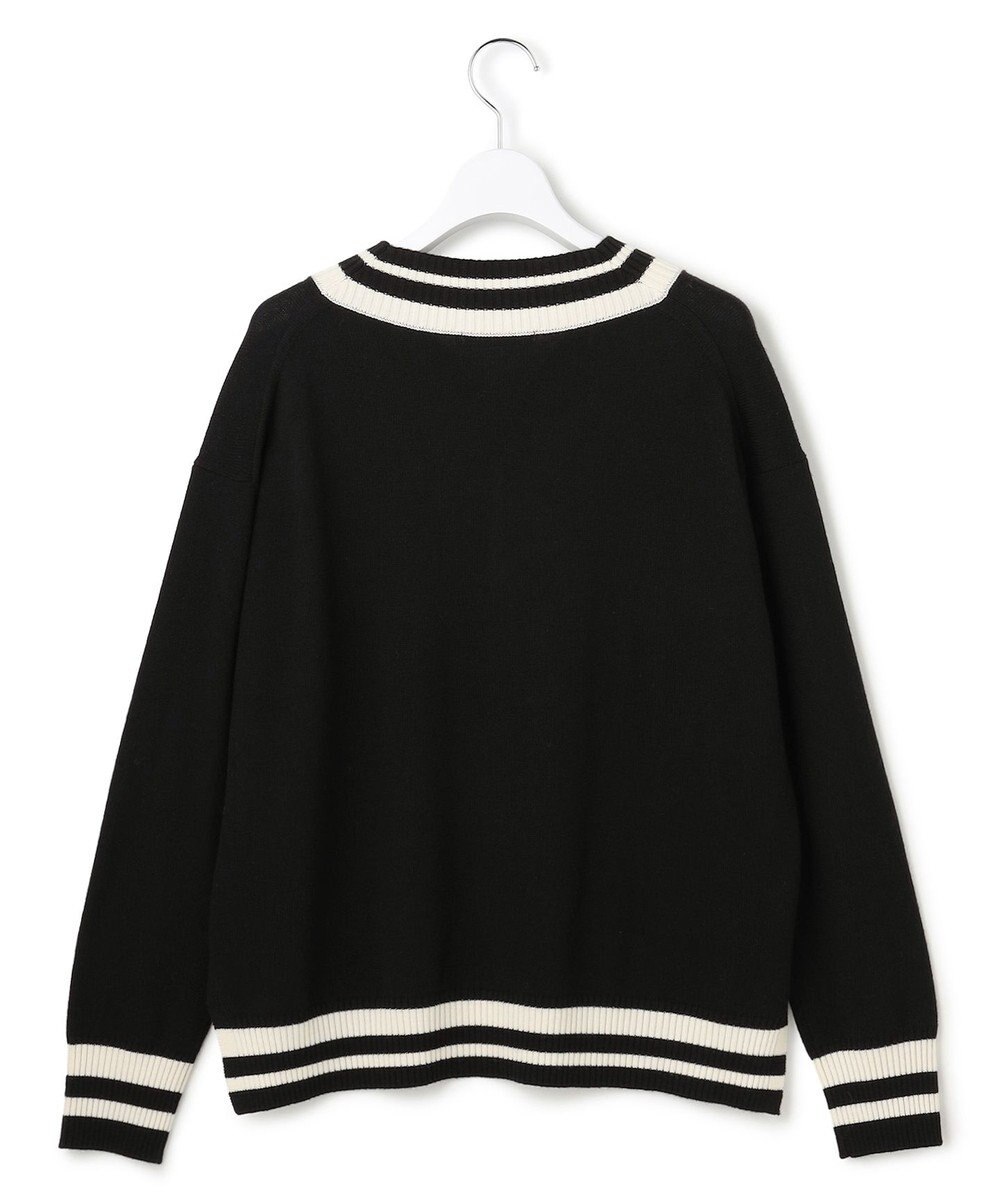 ICB ハイゲージソフトウール チルデンVネックプルオーバー 