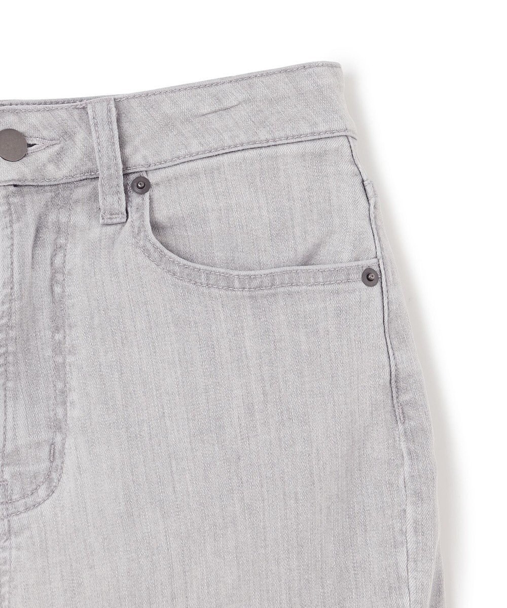 UNFILO センタープレステーパードデニム 