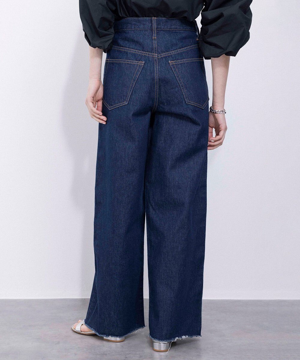 NAVE 【Nave　洗える】デニム ワイドパンツ 