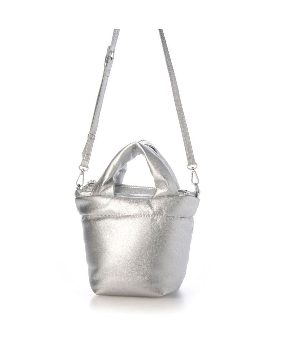 UNBILLION カシュカシュ cachecache / ポーチ付きパファーミニトートバッグ 