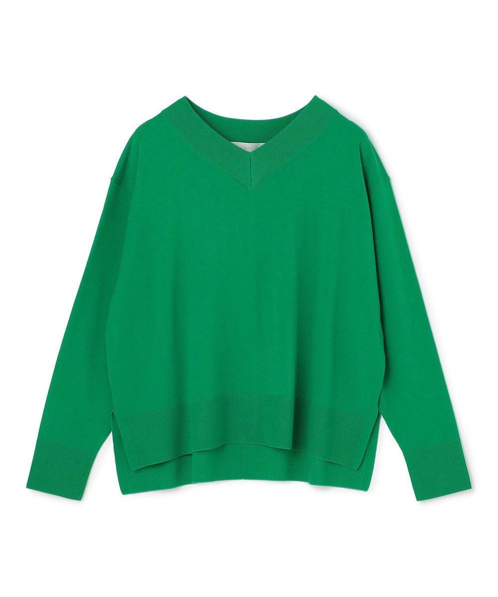 UNFILO L マイビューティニット Vネック 