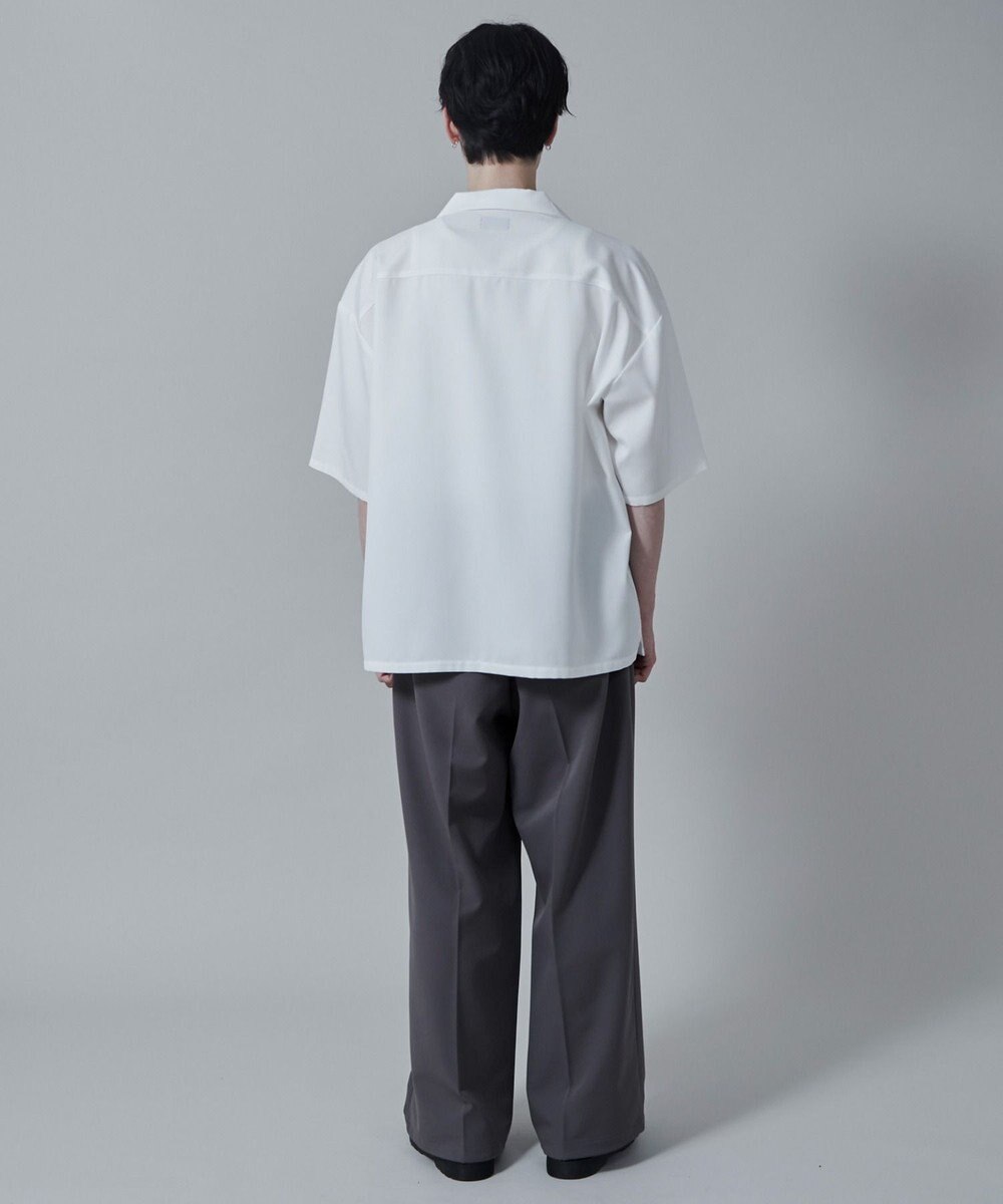 WEGO 【速乾/シワになりにくい】ドライポリオープンカラーシャツ(S) 