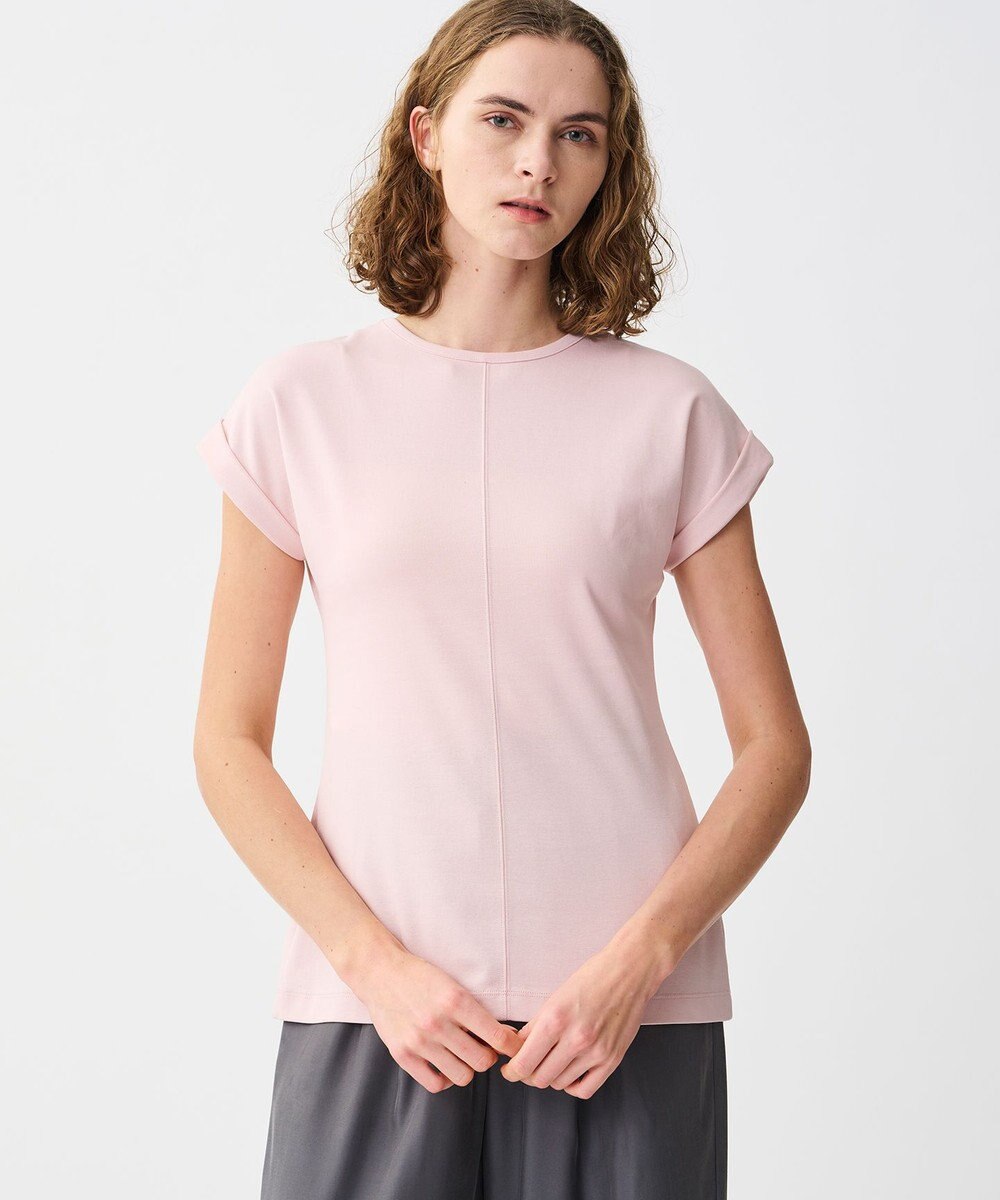 uncrave ダブルフェイスジャージー 2WAYスリットトップス 