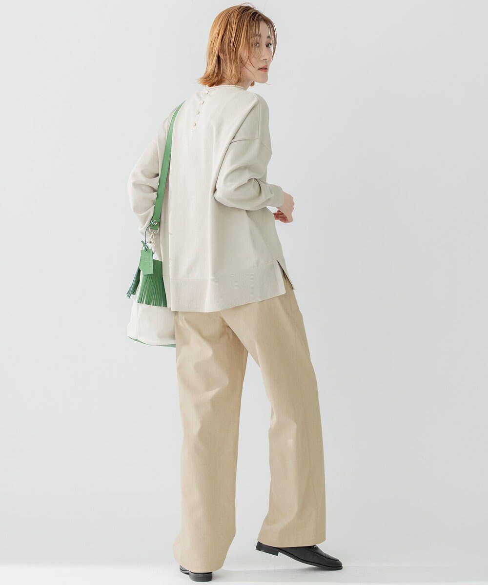 23区 【洗える】スラブツイルストレッチ ベイカー パンツ 