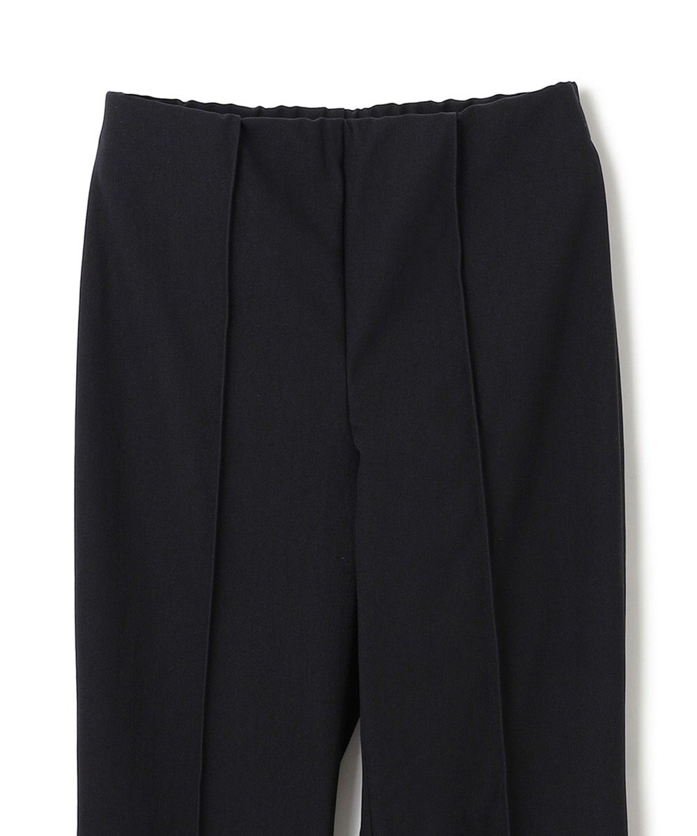 BEIGE， 【BEIGE,ecru/WEB限定】RIB BOTTOMS / ウエストゴムストレッチリブフレアパンツ 