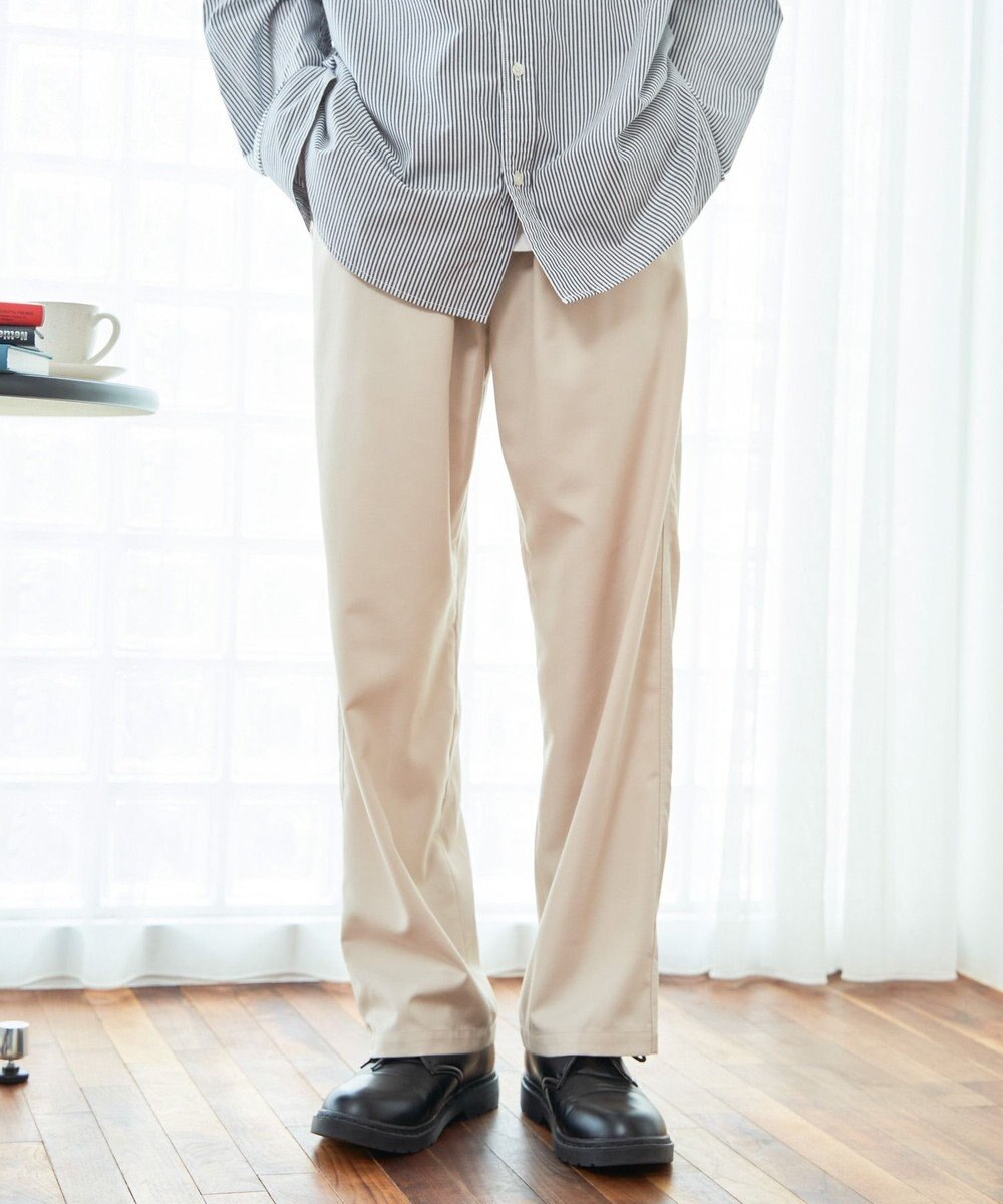 WEGO 【ウエストゴム】TRイージーストレートパンツ 