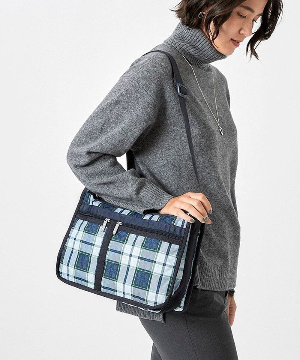 DELUXE EVERYDAY BAG/ディープブルータータン / LeSportsac