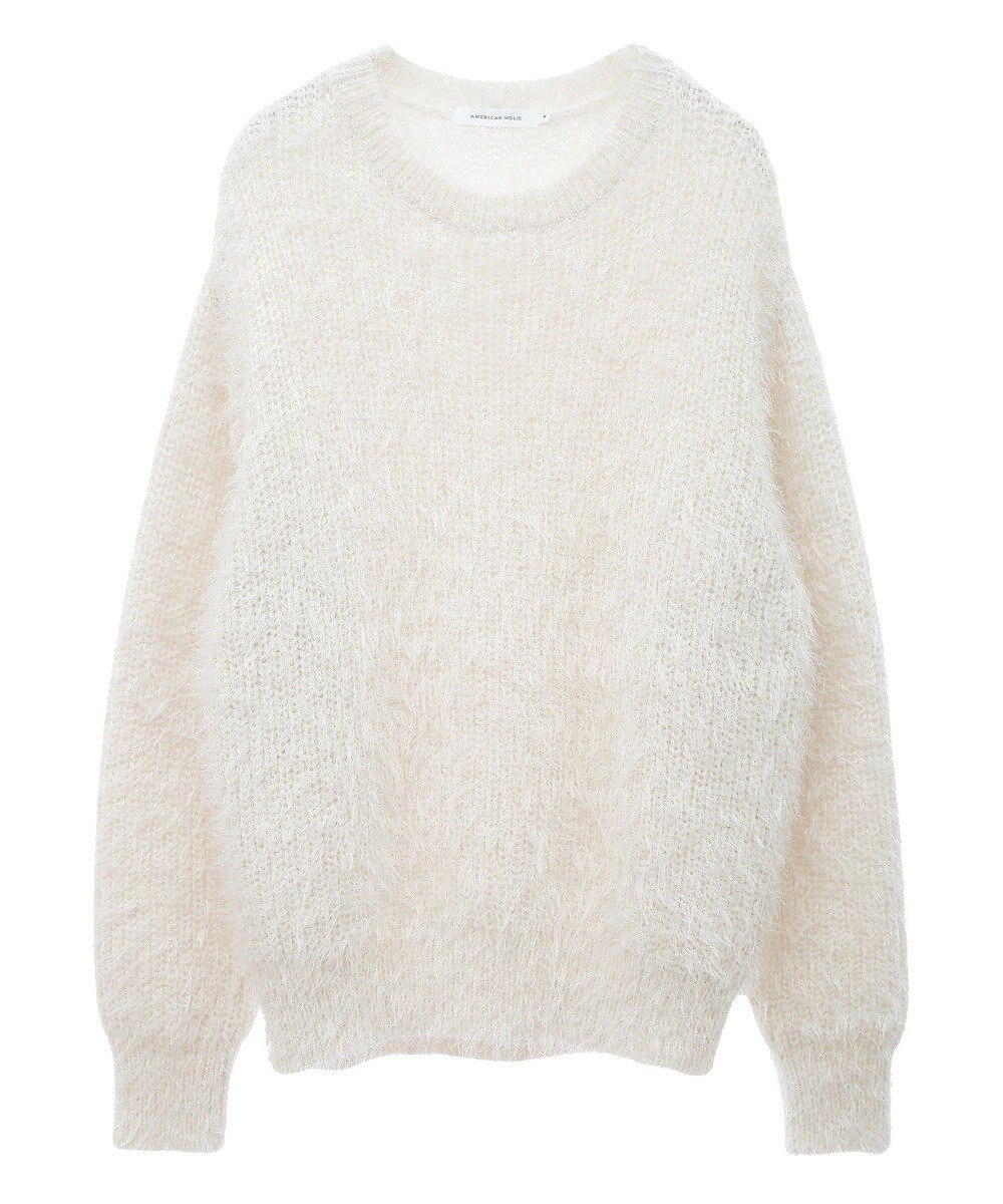 AMERICAN HOLIC フェザーゆるニットプルオーバー 