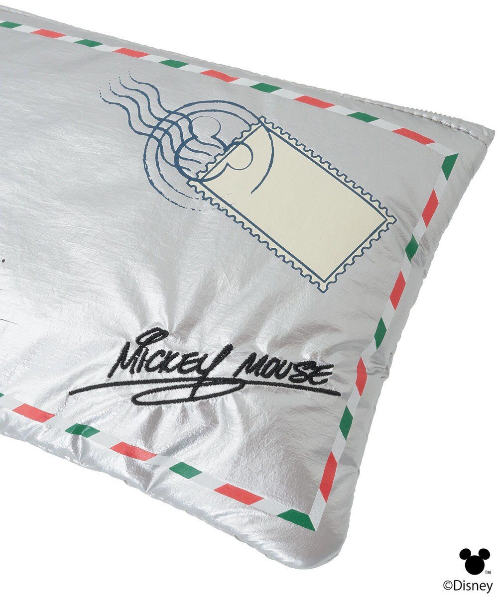 earth music&ecology 【予約】Disney/ミッキーチャーム付きレターモチーフポーチ 