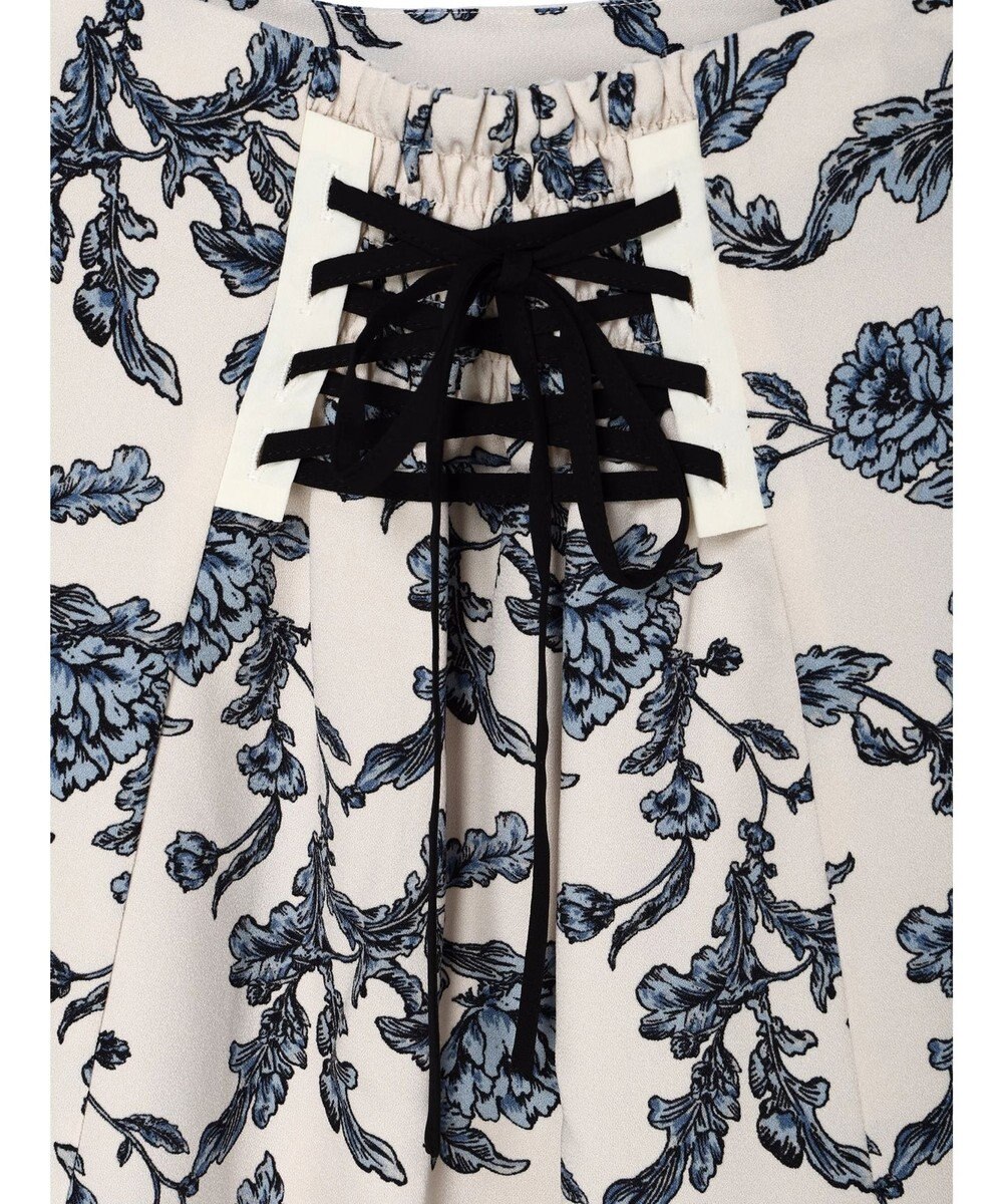 earth music&ecology バックレースアップスカート 